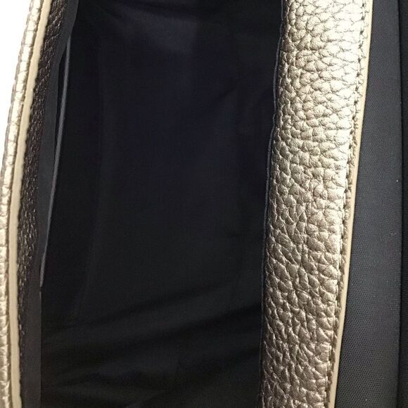 Cavalli Class Metallic Gold Cosmopolitan Satchel Cross Body Bag Removable Strap - Picture 6 of 16